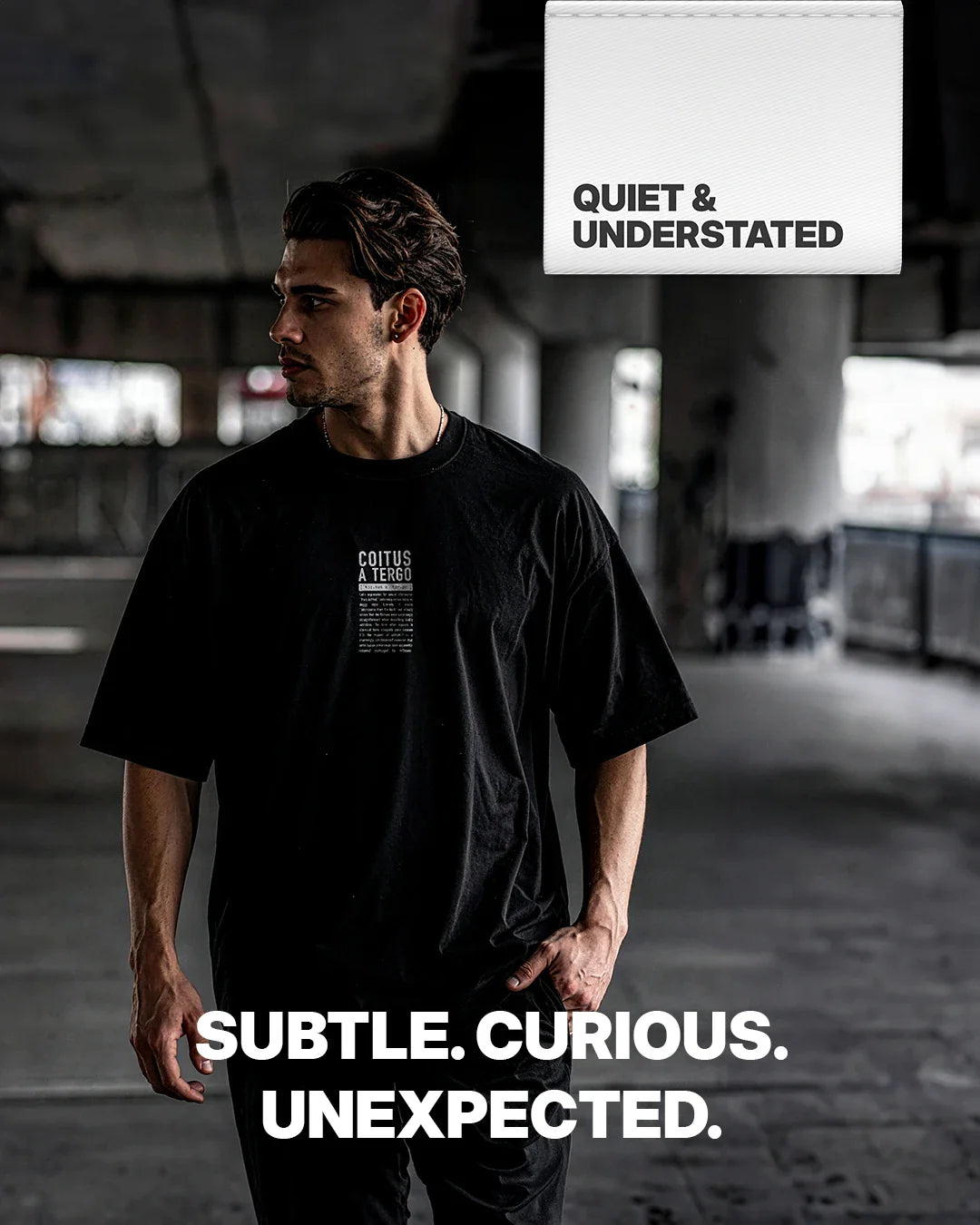 Quiet at first - unexpected an bold on the second glance.