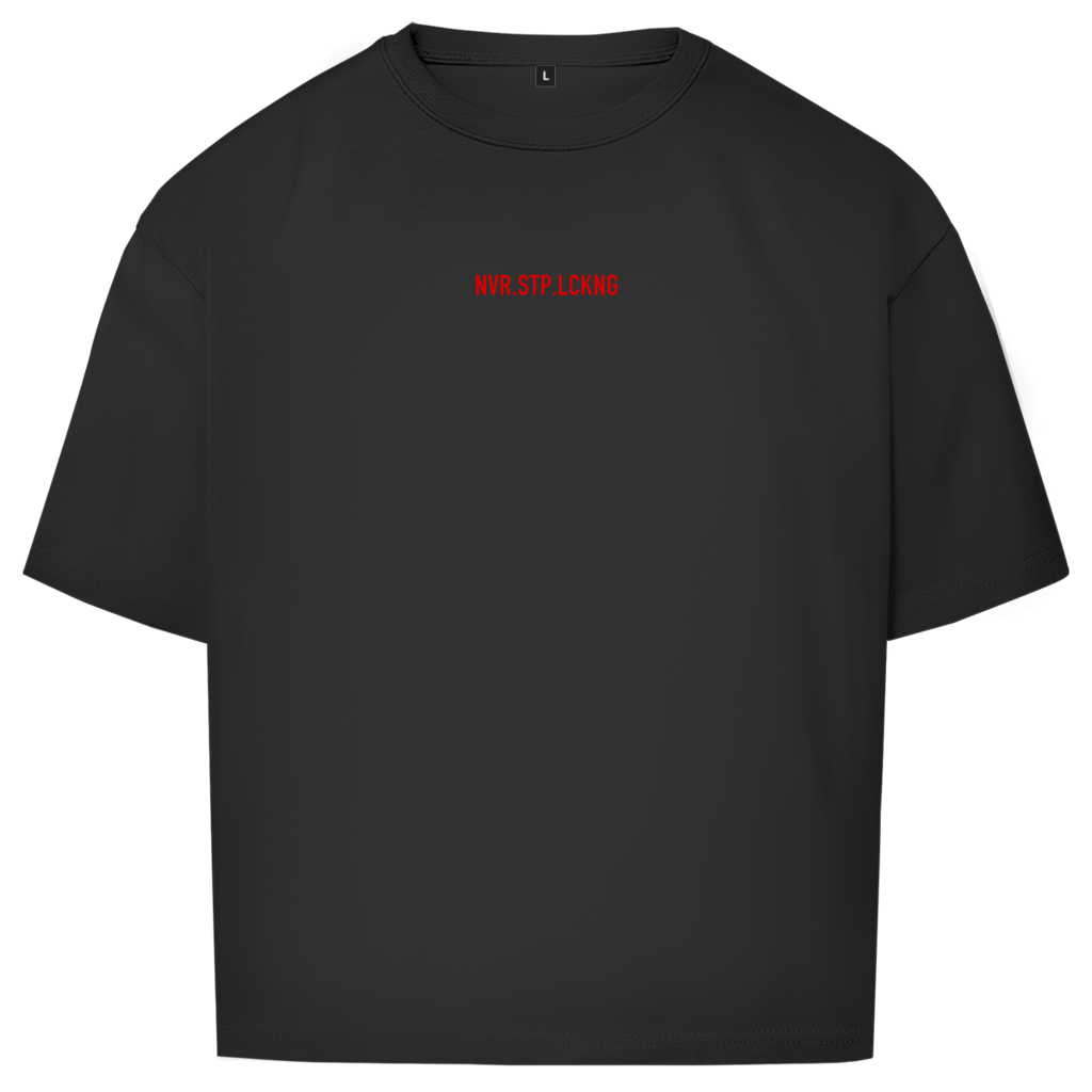 "NRV-STP-LCKNG" - Oversize T-Shirt