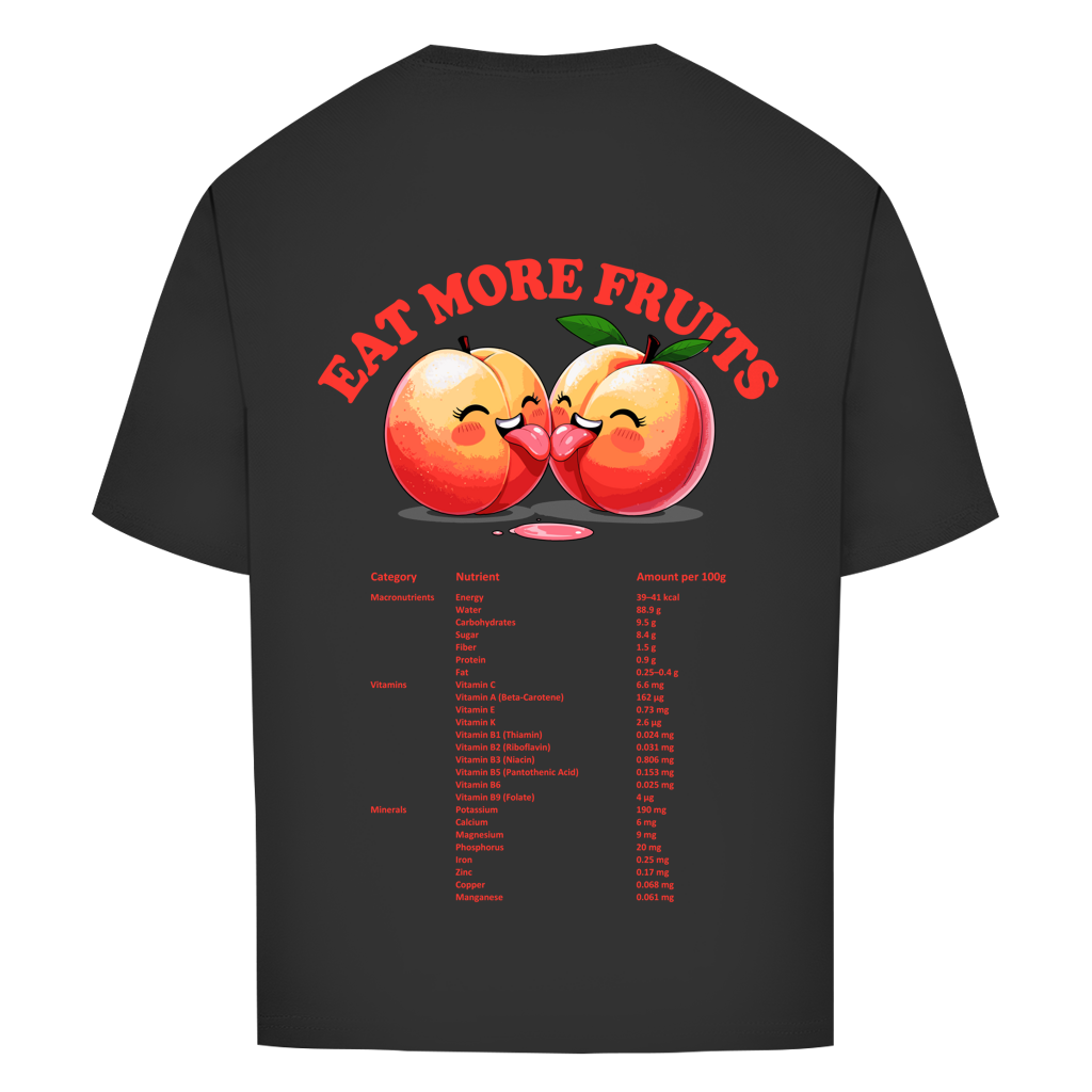"EAT MORE FUITS" - Oversize T-Shirt