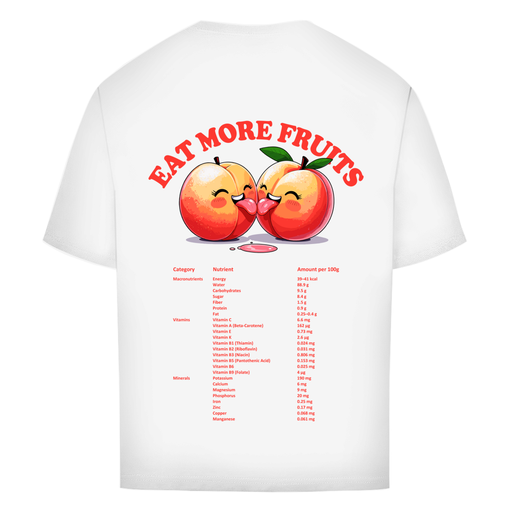 "EAT MORE FUITS" - Oversize T-Shirt