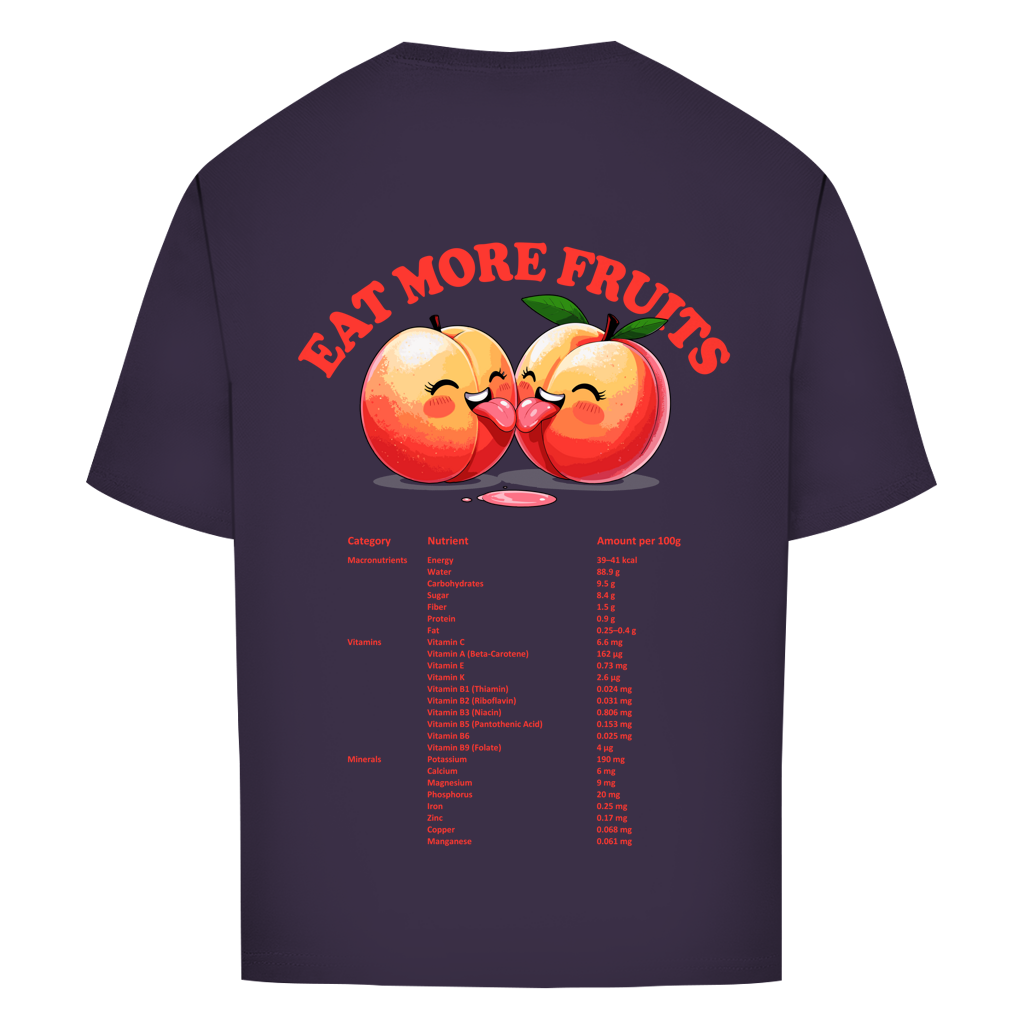 "EAT MORE FUITS" - Oversize T-Shirt