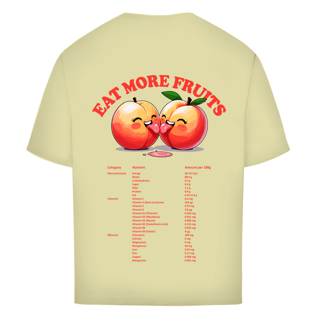 "EAT MORE FUITS" - Oversize T-Shirt