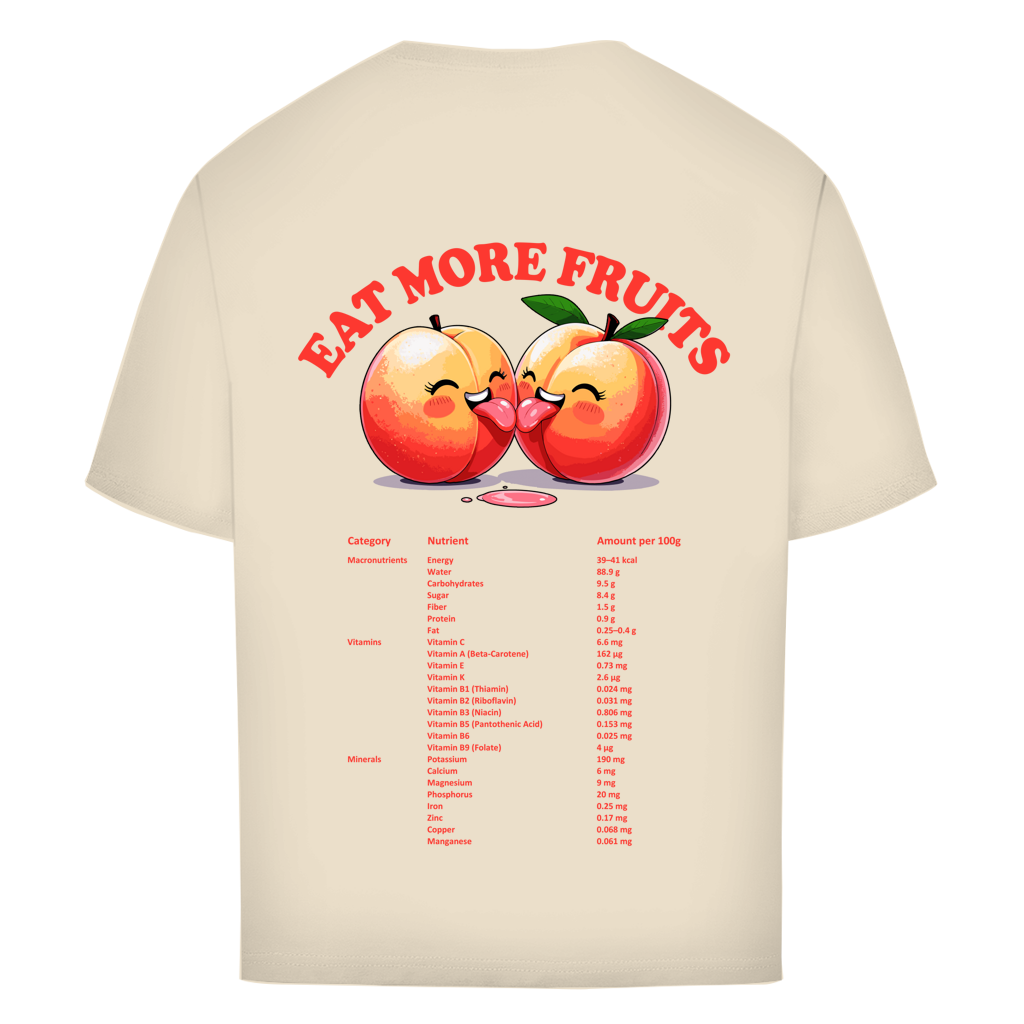 "EAT MORE FUITS" - Oversize T-Shirt