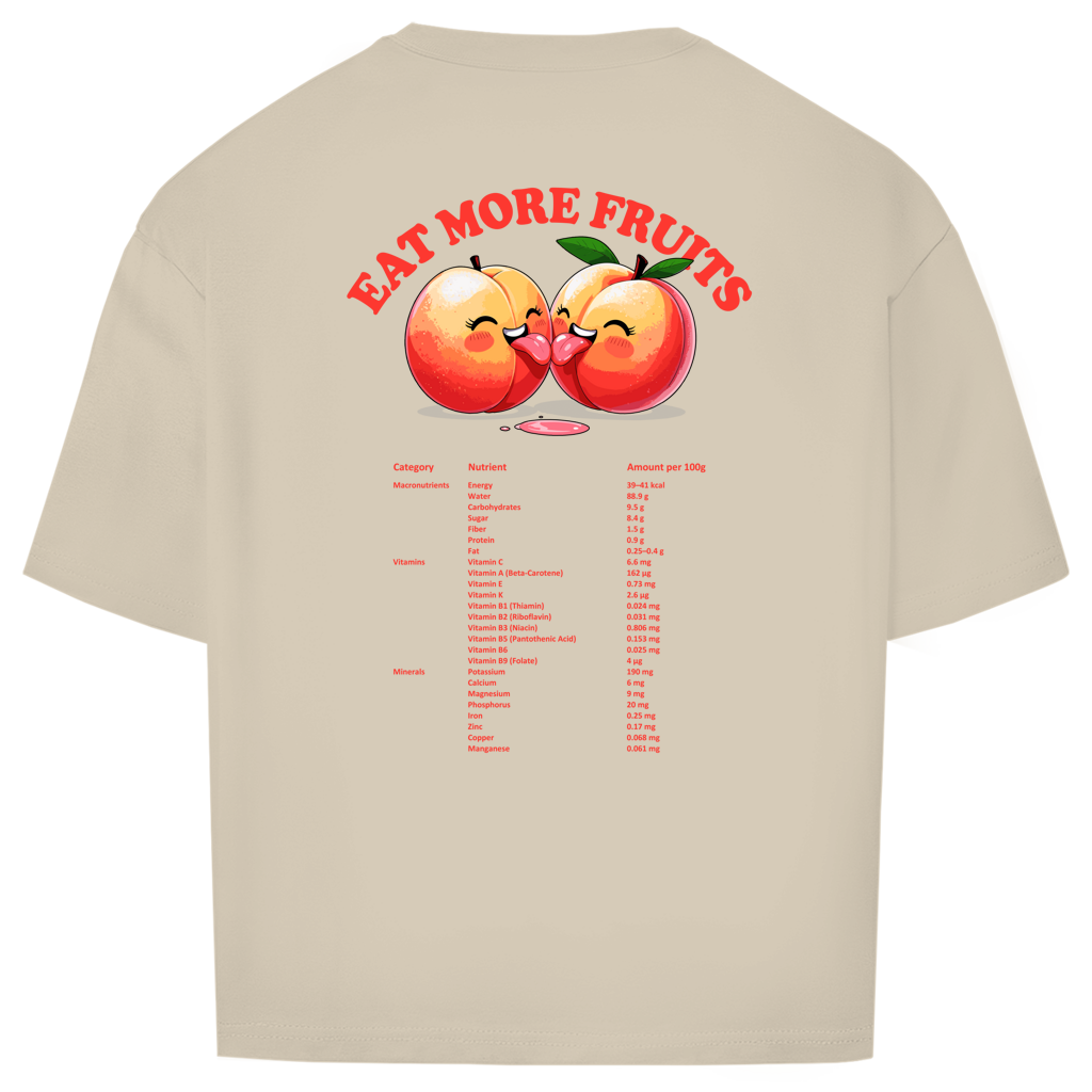 "EAT MORE FUITS" - Oversize T-Shirt