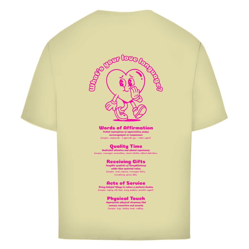 "LOVE LANGUAGE" - Oversize T-Shirt