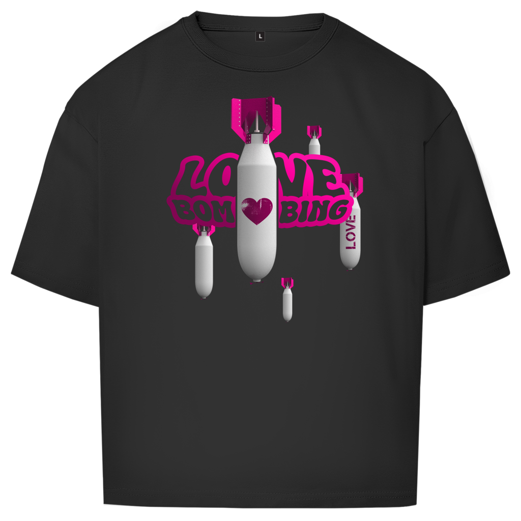 "LOVE BOMBING" - Oversize T-Shirt