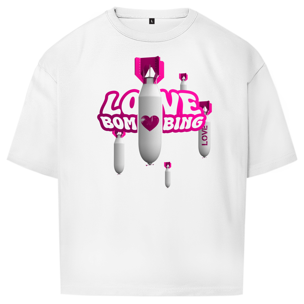 "LOVE BOMBING" - Oversize T-Shirt