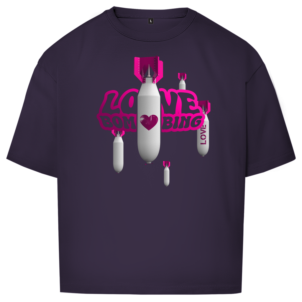 "LOVE BOMBING" - Oversize T-Shirt