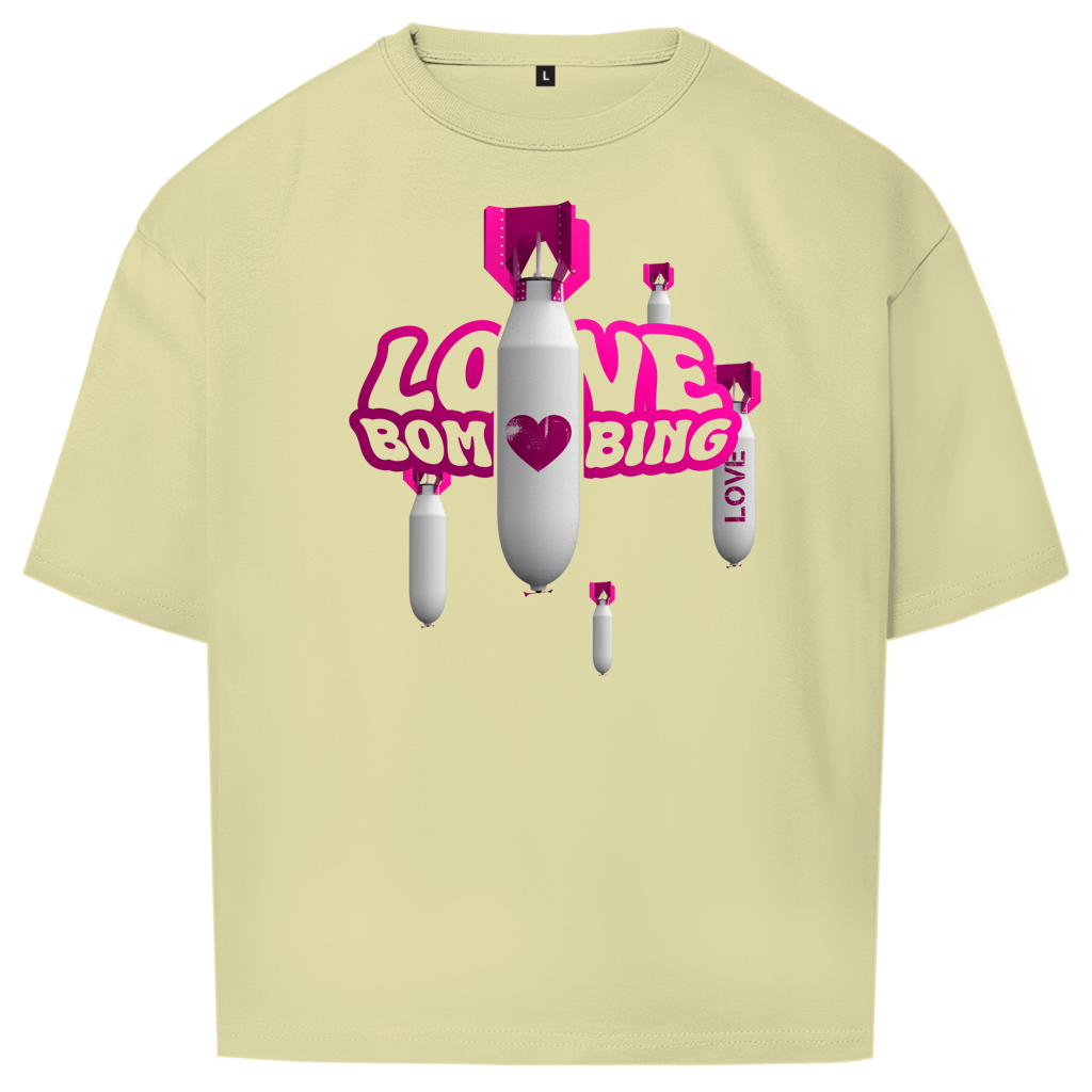 "LOVE BOMBING" - Oversize T-Shirt