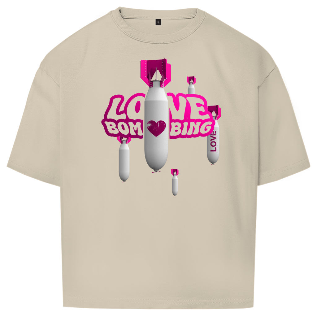 "LOVE BOMBING" - Oversize T-Shirt
