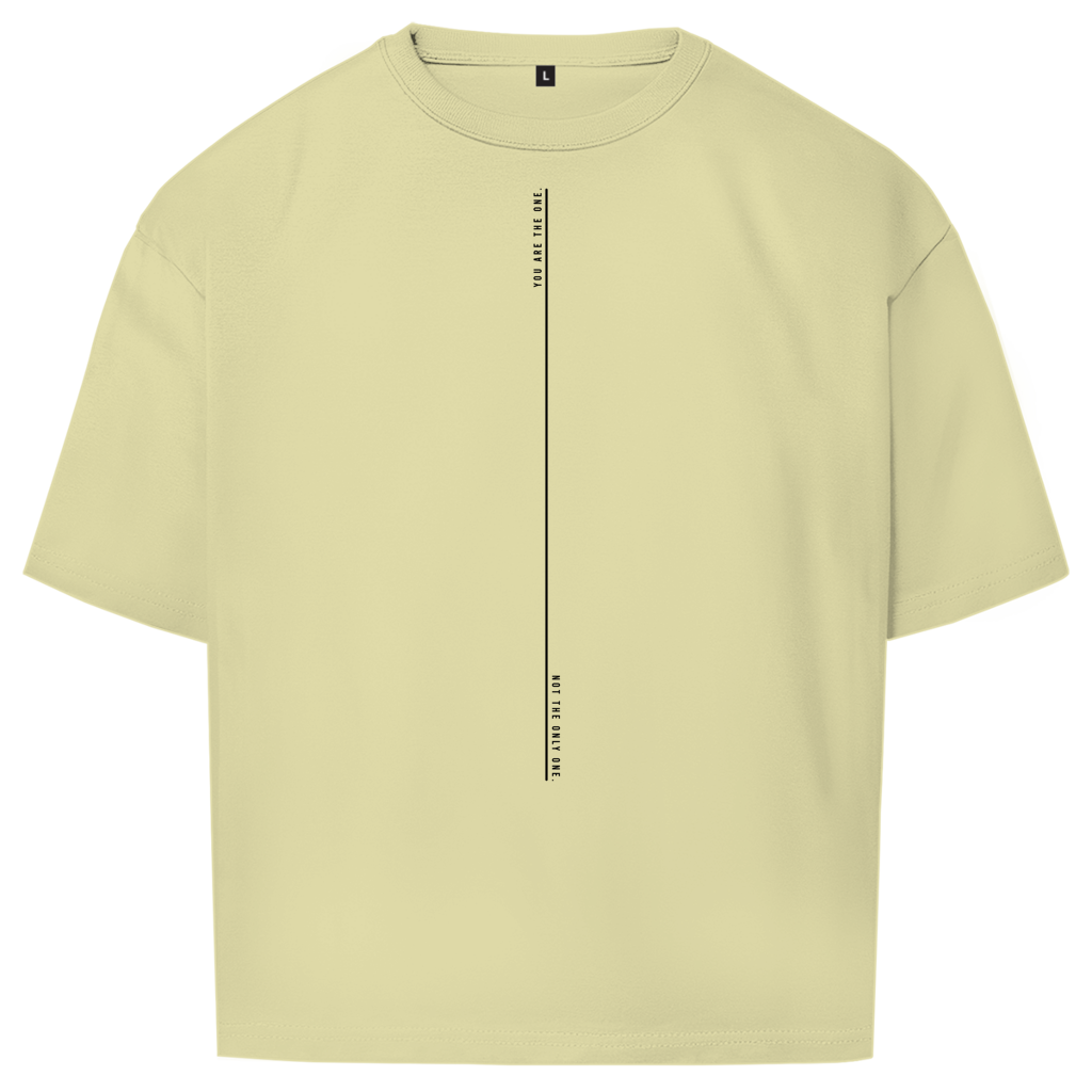 "YOU ARE THE ONE III" - Oversize T-Shirt