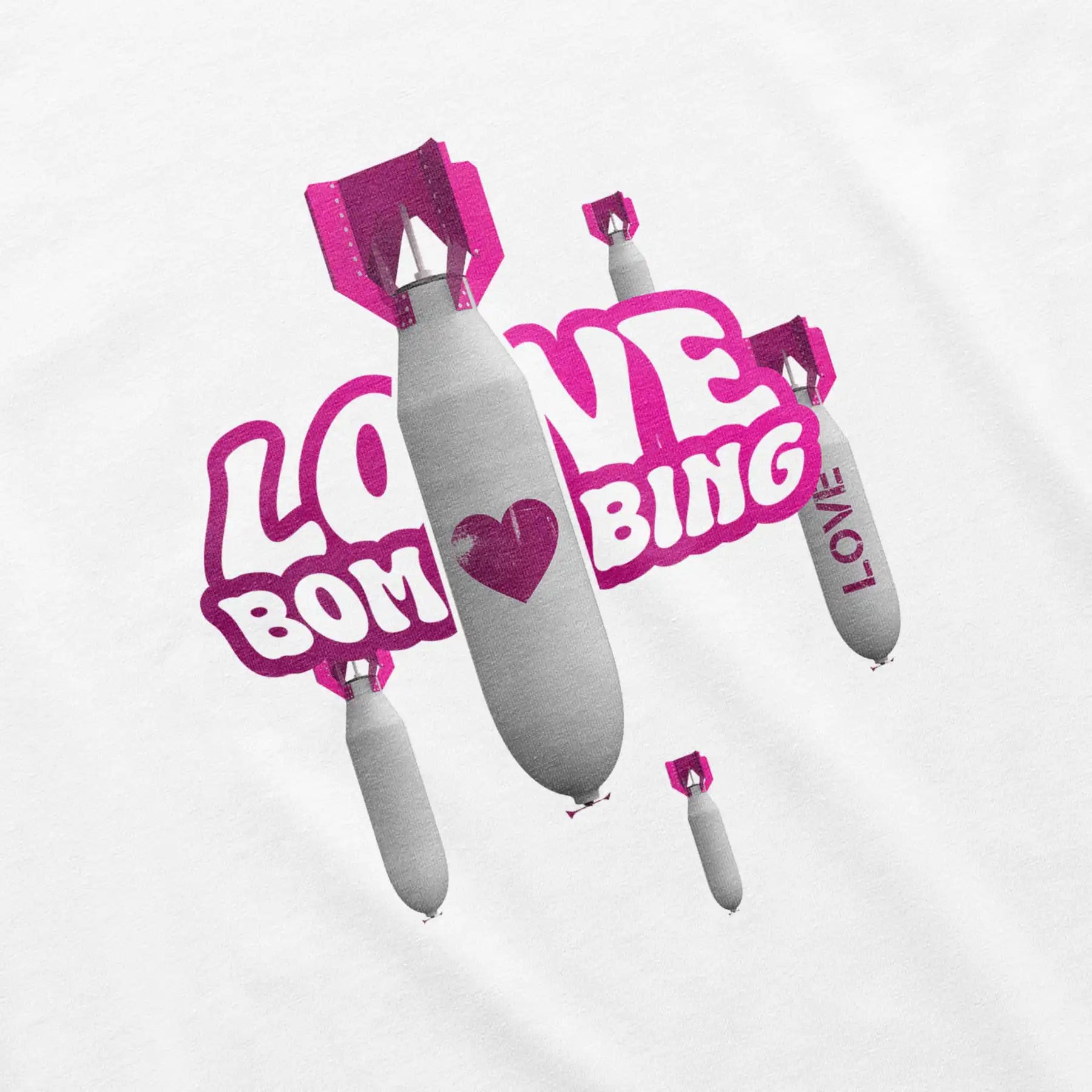 "LOVE BOMBING" - Oversize T-Shirt