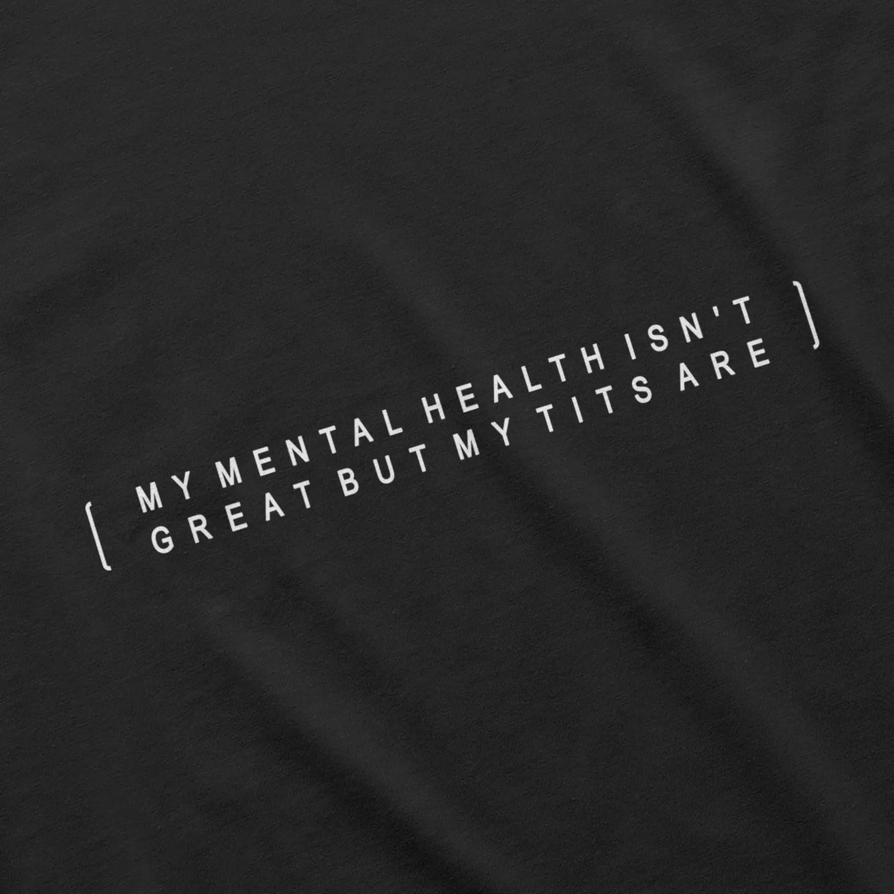 MENTAL HEALTH - Damen Oversize Crop Top
